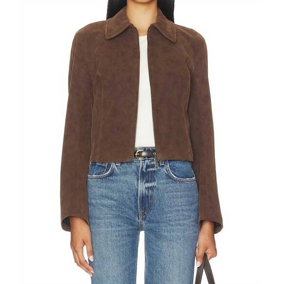 FREE PEOPLE Jackets & Blazers - NEW FREE PEOPLE river vegan jacket in double espresso